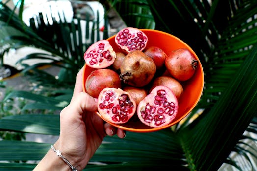 bowl of freshly harvested fruits