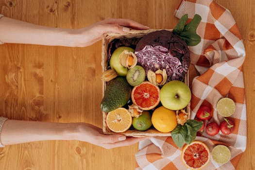 colorful assortment of winter vegetables