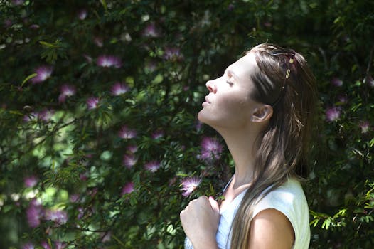 happy garden with thriving plants