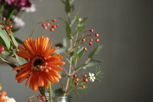 beautiful fall flower arrangement